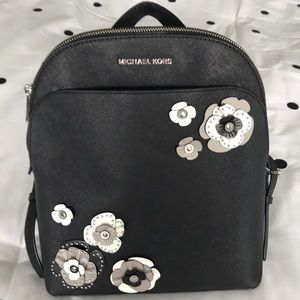 Michael Kors Emmy Large Black Backpack